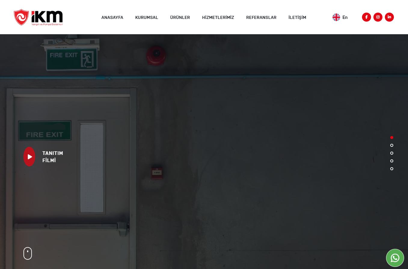 IKM Yangın web sitesi yayında